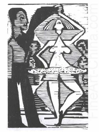 Rotating dancer, Ernst Ludwig Kirchner